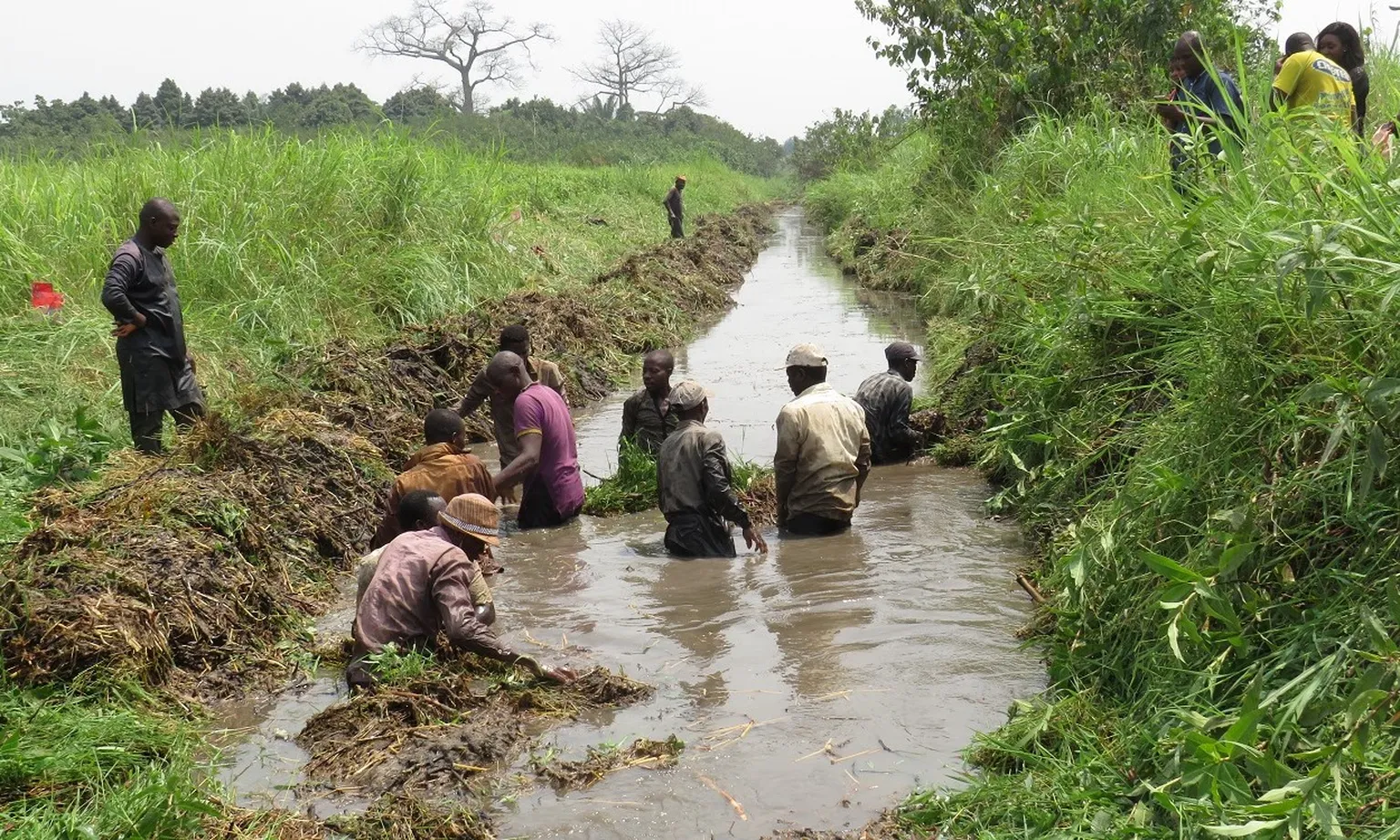 Waterway clearance in progress